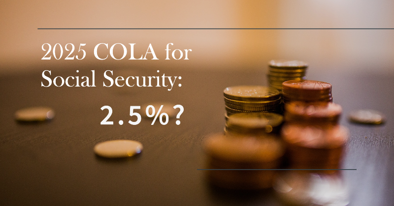 2025 Social Security COLA Increase: Latest Estimate at 2.5%