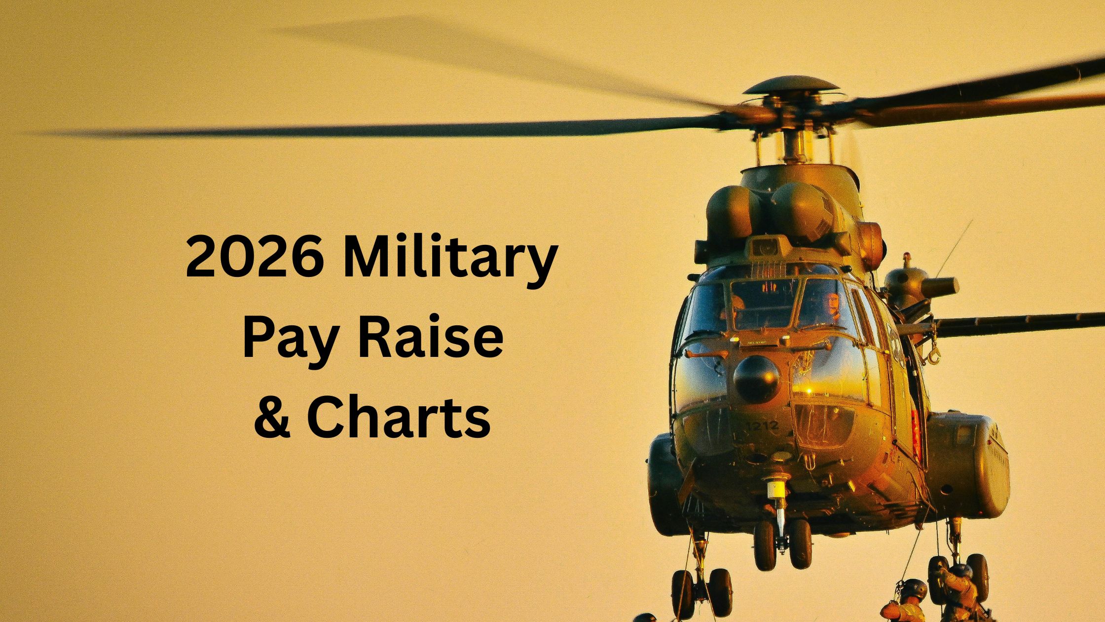 2026 Military Pay Chart with 3.8% Pay Raise for Uniformed Services