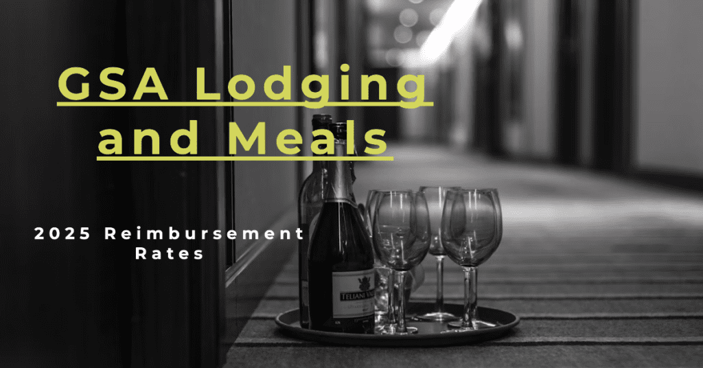 GSA Lodging and Meals - 2025 Fiscal Year image