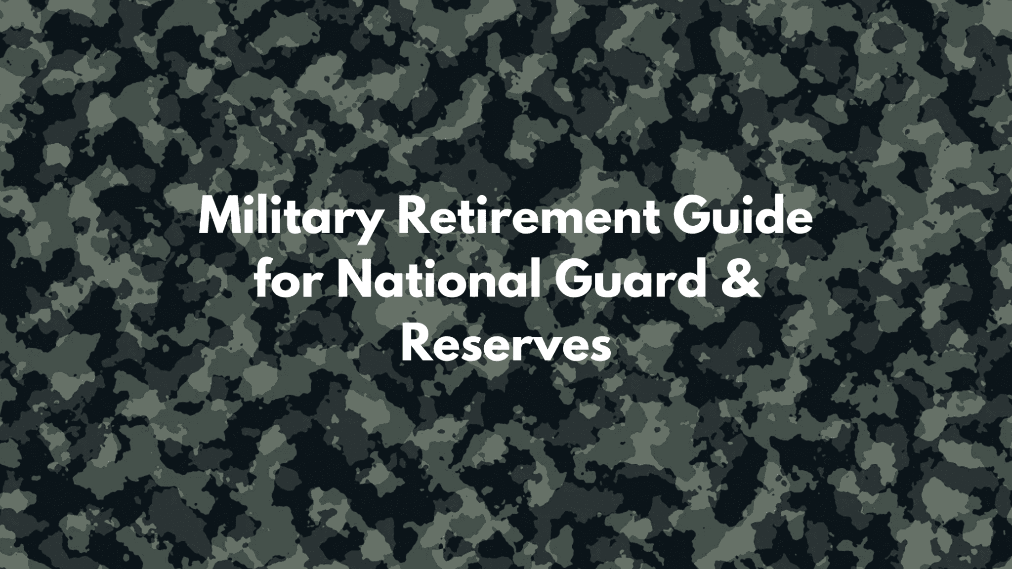 Military reserve retirement calculation guide